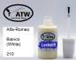 Preview: Alfa-Romeo, Bianco (White), 210: 20ml Lackstift, von ATW Autoteile West.